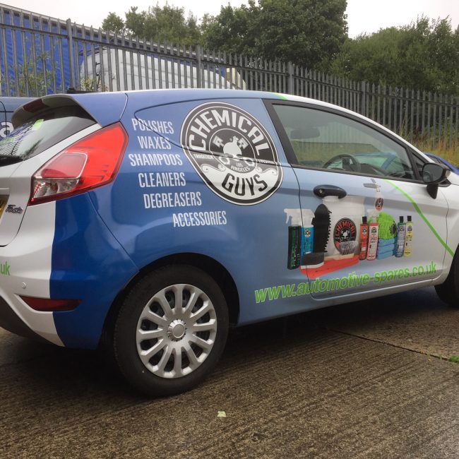 chemical guys vehicle wrap and graphics by signcraft