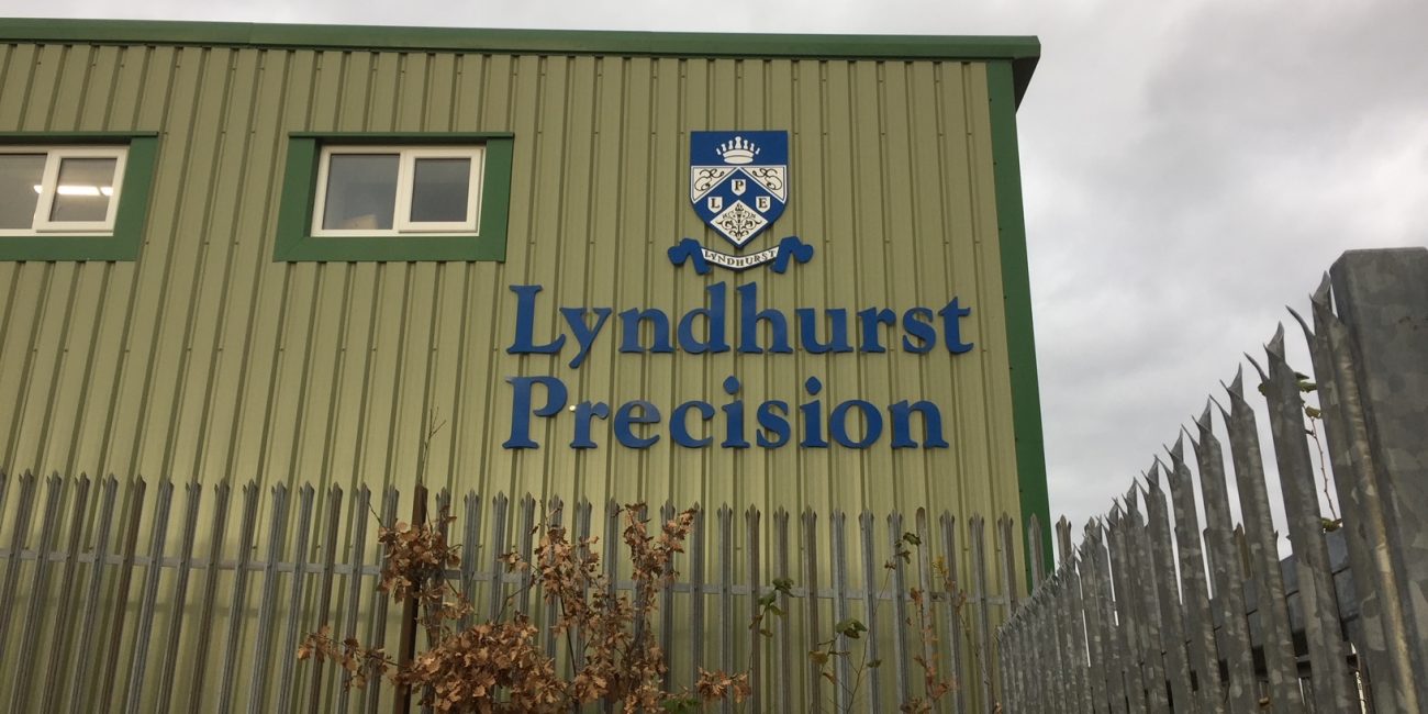 signage for Lyndhurst Precision