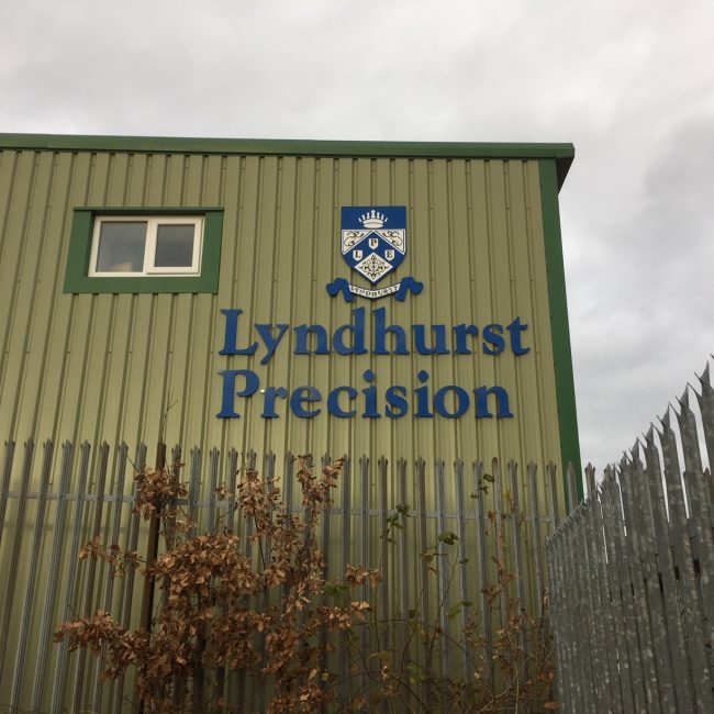 signage for Lyndhurst Precision